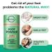 O Naturals Foot Powder with Tea Tree Oil - Shoe Odor Eliminator & Deodorizer for Men, Women & Kids - Talc Free Natural Odor Control - Athletes Foot Powder - 2.1oz - Buy Online on GoSupps.com