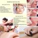 JOVIVI Gua Sha Scraping Massage Tool Set - Rose Quartz & Aventurine Wing-Shaped Guasha Board for Spa & Wellness - Buy Online on GoSupps.com