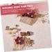 MAGICLULU 3 Sets Hairpin Chinese Decor Flower Hair Accessories Fringe Trim Pearl Hair Accessories Flower Slides Comb Wedding Hair Insert Comb Tiara Zinc Alloy Red Flowers Flower - Buy Online on GoSupps.com