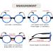 Eyekepper Round Reading Glasses for Women - Retro Blue Eyeglasses +1.50 Diopters - Stylish & Comfortable Readers - Buy Online on GoSupps.com