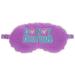 iscream Bold Brights Satin-Lined Silky Fur Sleep Mask for Girls - Do Not Disturb