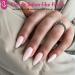 300 PCS White Gel Nail Tips - Medium Almond & Stiletto Pre-Colored Press-On Nails Kit DIY Nail Art in 15 Sizes - Sturdy Gel Tips for Perfect Nails - Buy Online on GoSupps.com