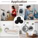 uxcell 4pcs Reusable Vinyl Laundry Dryer Balls - Reduce Wrinkles Static & Drying Time | Energy-Saving Fabric Softener | Black - Buy Online on GoSupps.com