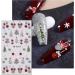 JMEOWIO 3D Embossed Christmas Nail Art Stickers Decals Self-Adhesive 5D Santa Snowman Snowflake Winter Holiday Nail Supplies Nail Art Design Decoration Accessories 4 Sheets - Buy Online on GoSupps.com