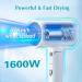 Fast Drying 1600W Foldable Hair Dryer - Compact Travel Blow Dryer in White - Buy Online on GoSupps.com