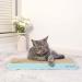 AMZNOVA Cat Scratcher Pad | Durable Cardboard with Catnip | 7 Colors & 2 Sizes - Baby Blue - Buy Online on GoSupps.com