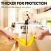 VGO XL Long Arm Reusable Gloves for Kitchen Work Household Cleaning & Dishwashing - Multifuntional Yellow (HH4601) - Buy Online on GoSupps.com