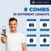 Cordless Trimmer for Beard Body & Head - Sharp Blades Waterproof 36 Lengths 7000 RPM Motor Includes Travel Bag - Buy Online on GoSupps.com