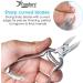 Candure Nail Clippers Set for Thick Toenails & Fingernails | Podiatry Instruments with Ingrown Toe Nail File - Buy Online on GoSupps.com