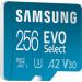 SAMSUNG EVO Select 256GB MicroSDXC Memory Card + Adapter | 4K UHD, Full HD, A2, V30, UHS-I, U3 | Expanded Storage for Android, Nintendo Switch - Buy Online on GoSupps.com