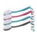Freeman Gentle Bristle Bath Brush Soft & Stiff Shower Bristles Long Rubber Handle for Gripping Gently Exfoliates Skin for Back & Body Stimulates Blood Circulation 1 Count
