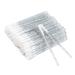 G2PLUS 100 PCS Disposable Lip Brushes - Black Disposable Lip Wands - Crystal Lipstick Lip Applicator Wands for Lips Eyes and Makeup Application 100PCS Crystal Black