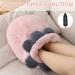 Buy Electrically Heated Foot Warmer - 3 Heat Levels USB Plush Slippers & Foot Muff for Ultimate Comfort - Pink - Buy Online on GoSupps.com
