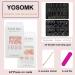 YOSOMK 48pcs Ombre Pink Press on Nails & Toenails Set - Short Fake Gradient Nail Tips for Women - Buy Online on GoSupps.com