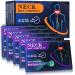 Neck Heating Pad 12 Pack Self Heating Patches Portable and Disposable Heated Neck Wrap for Neck Pain Relief Neck Warmer Perfect for Travel (Purple)