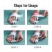 Tech Love Bunion Corrector - Adjustable Velcro Replacement Straps (2 Sets) - Buy Online on GoSupps.com
