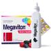 Megaviton Brian Health Complete 3-in-1 Formula in 5 Liquid vials and 10 softgels offering Daily Support for Cognitive Function Mental Clarity and Nervous System Health.