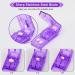 Pill Cutter 2-in-1 - Portable Pill Splitter with Blade and Storage Compartment - Purple - Buy Online on GoSupps.com