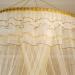 Cikonielf Net Breathable Round Canopy Lace Princess Bed Curtain - Beige | International Shipping Available - Buy Online on GoSupps.com