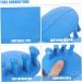 OHPHCALL Toe Separators - 1 Pair Blue Gel Nail Protectors for Foot Correctors | 11X10X6CM - Buy Online on GoSupps.com