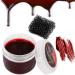 Halloween Coagulated Blood Fake Blood Scab 20g/0.68 oz Fake Blood Gel with Black Stipple Sponge for SFX Wound Cuts Clown Vampire Film Cosplay Makeup