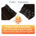 Runature Clip-In Real Hair Extensions 55cm - Dark Brown (Color #2) - 120g 7 Pcs Invisible Long Hair Extensions - Buy Online on GoSupps.com