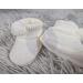 Royal Icon Newborn Baby Booties 0-3 Months | Pom Pom Booties | Soft & Stylish Bootees | Ideal for Indoor & Outdoor Use | RI408 White Blue - Buy Online on GoSupps.com
