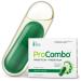 ProCombo - the smart synbiotic with targeted orientation of the "good" bacteria.Double capsule and liquid formula for quick results.1 capsule per day.Laboratory