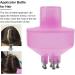 Buy Lurrose Pink Applicator Bottle Set for Hair Coloring & Styling | Empty Plastic Bottles with Funnel & Root Comb - Ideal for Salons & DIY Use - Buy Online on GoSupps.com