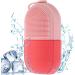 Ice Roller for Skin Care - Portable Silicone Facial Roller | Reusable Ice Mold for Fine Lines & Brightening (Pink - Buy Online on GoSupps.com