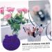 2-in-1 Silicone Makeup Brush Cleaner Pad & Storage Holder - Easy Brush Cleaning Mat (11x10cm Purple) | International Shipping Available - Buy Online on GoSupps.com