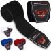 BEAST RAGE Boxing Hand Wraps 4.5 Meter Martial Arts Bandages Inner Gloves Wrist Support Straps Punching Under Hand Knuckles Heavy Elasticated Training Bag Mitts Muay Thai 4.5 M Black