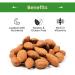 Sincerely Nuts Roasted Unsalted Almonds | Healthy Keto-Friendly Vegan Snack | Bulk 3LB Bag - Buy Online on GoSupps.com