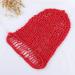 LUOEM Women Rayon Hair Net for Sleeping - Red Crochet Hairnet Cap Snood Cover - Buy Online on GoSupps.com