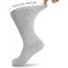 NOVAYARD Diabetic Socks Wide Bariatric 3 Pairs Gray Large - Ideal for Edema, Neuropathy & Hospital Use - Buy Online on GoSupps.com