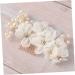 BIUDECO Women Hair Accessory Wedding Headwear Silver Barrettes Hair Accessories for Women Bridal Comb Clip Flower Hairpin Bridal Hair Red Flower Hair Clips Miss Hair Comb White The Flowers - Buy Online on GoSupps.com