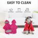 Buy Minezi Hundred Coat for Dogs - Waterproof Adjustable Reflective Buttons Removable Hood - Pink Rosa-L (60-69cm) - Buy Online on GoSupps.com
