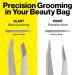 Harperton Pluckit Professional Tweezers Set - Slant + Pointed Precision Tips - Buy Online on GoSupps.com