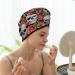 Skull and Roses Microfiber Hair Towel | Super Absorbent Quick Dry Hair Wrap for Women | Ideal for Long Curly Thick Hair - Buy Online on GoSupps.com