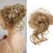 Scrunchie hair Bun Updo Hairpiece Messy Bun Hairpiece Voluminous Curly wavy Messy Hair Bun ponytail Extensions for Women Girls (#24)