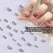 70PCS Silver Nail Art Rhinestones & Gems for DIY Nail Designs - Flat Back Shiny Mixed Rhinestones in 7 Styles - Buy Online on GoSupps.com