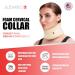 Universal Narrow Neck Brace Support - Soft Foam Cervical Collar for Neck Pain Relief | Adjustable Velcro Strap | Stabilizes Vertebrae | 2 Inch Beige | Ideal for Men & Women - Buy Online on GoSupps.com