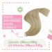 Youngsee Tape In Extensions - Real Hair Blond & Gold Highlights | Invisible Skin Weft | 35cm | 50g | #16/25 & #P16/22 - Buy Online on GoSupps.com
