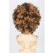 Topcosplay Men's 70s 80s Disco Dude Dirt Bag Wig & Moustache Necklace 3-Piece Set - Short Curly Afro Shaggy Wig Blonde Black Brown - Buy Online on GoSupps.com