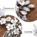 Unicra Silver Bride Wedding Hair Comb - Sparkly Rhinestone Headpiece for Women - Buy Online on GoSupps.com