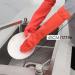 KKRAUS Reusable Cleaning Gloves 3 Pairs Long Rubber Gloves Non-Slip Kitchen Gardening Waterproof Household Gloves for Dishes and Housework (Color : Yellow A Size : Large) Large Yellow A - Buy Online on GoSupps.com