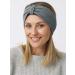 Zwillingsherz Cashmere Headband - High-Quality Knitted Ear Protection for Women & Girls | Warm & Soft Winter Accessory in Gray - Buy Online on GoSupps.com
