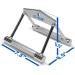 Yes4All Seated Row Double D Handle Cable Attachment  Double D Grip / Double Row Handle for Cable Attachment (Chrome) A. Double Row Chrome - Buy Online on GoSupps.com