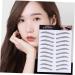 SOESFOUFU Authentic Eyebrows 4pcs Eyebrow Stickers Waterproof Stickers Semi Permanent Eyebrows Eyebrow Stencils 4d Modify Mold - Buy Online on GoSupps.com