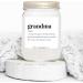 YouNique Designs Grandma Candle - 7 oz All-Natural Soy Vegan Aromatherapy Gift for Grandma - Lavender & Vanilla Scented Candle from Grandchildren - Buy Online on GoSupps.com